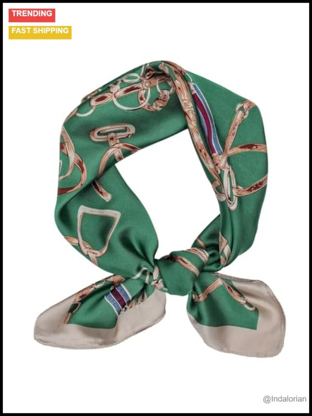 35 Inch Large Square Head Scarf, Soft Cotton Like Hair Scarf, Fashion Bandana,